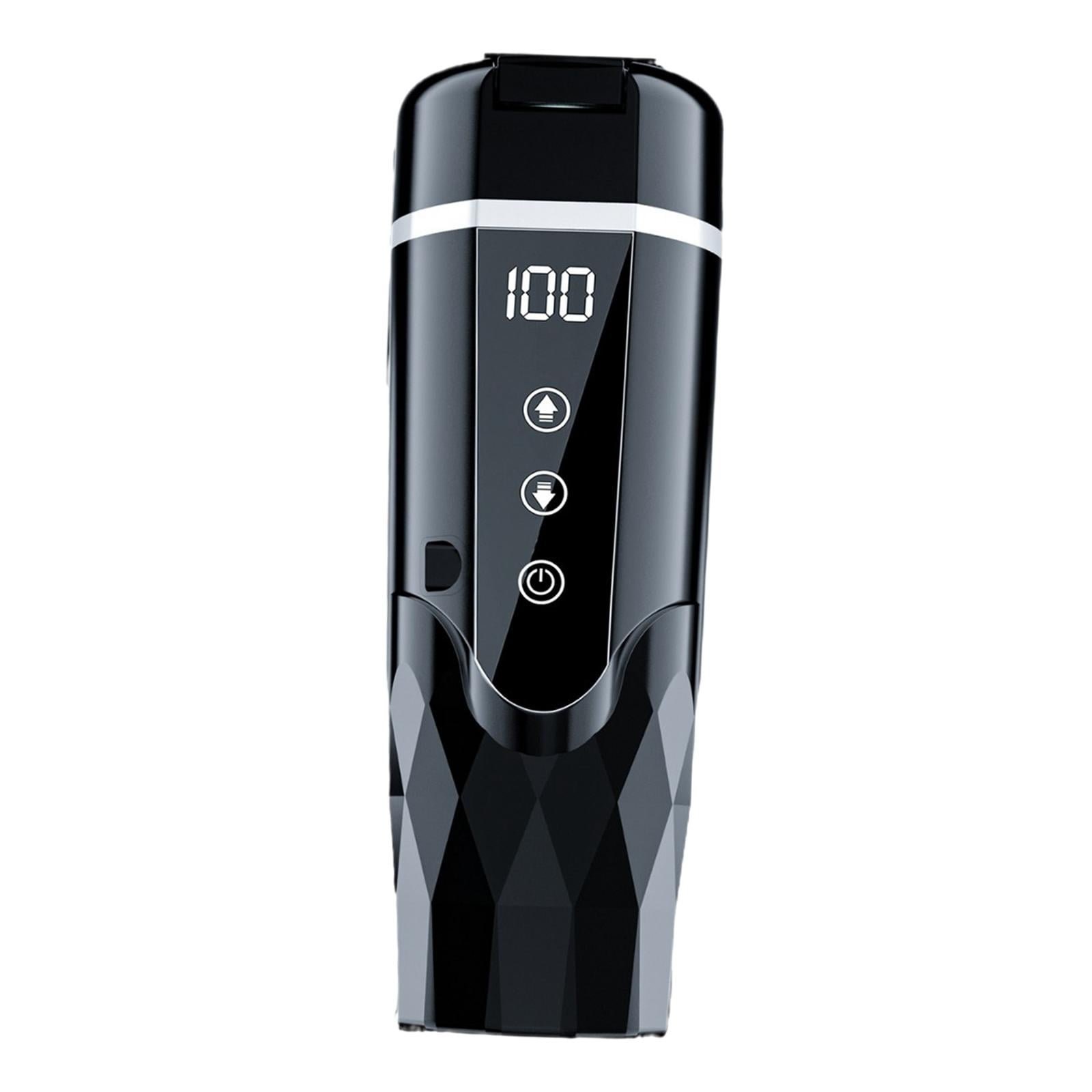 Baoblaze Car Heated Mug 12V 24V Travel Coffee Mug Display Car Electric Kettle for Tea Black