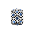 thumbnail image 2 of Crystals from Swarovski Sept. Birthstone Charm Sterling Silver Reflection Beads, 2 of 4