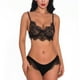 thumbnail image 1 of Ropa interior sexy Sujetador de pestañas Ropa interior Traje de dos piezas Encaje sexy Borde ancho Fridja  nalpqowj13375, 1 of 8