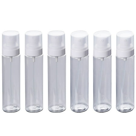 LOLIPPYY 6Pcs Transparent Liquid Containers with Detachable Design for Easy Refilling