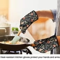 thumbnail image 4 of Brown Mushroom Flower Black Pattern Shower Curtain OneSize ,Bathroom Decorative Shower Curtains Set with 12 Hooks,Modern Waterproof Washable Shower Curtain, 4 of 7