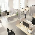 thumbnail image 3 of Bush Business Furniture 22W Desktop Privacy Screen in Warm Beige, 3 of 10