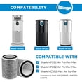 thumbnail image 3 of HP201 Air Purifier  Filter Compatible with  HP200 Series, HEPA Replacement for HP201 HP202 HC502 (2-Pack), 3 of 6