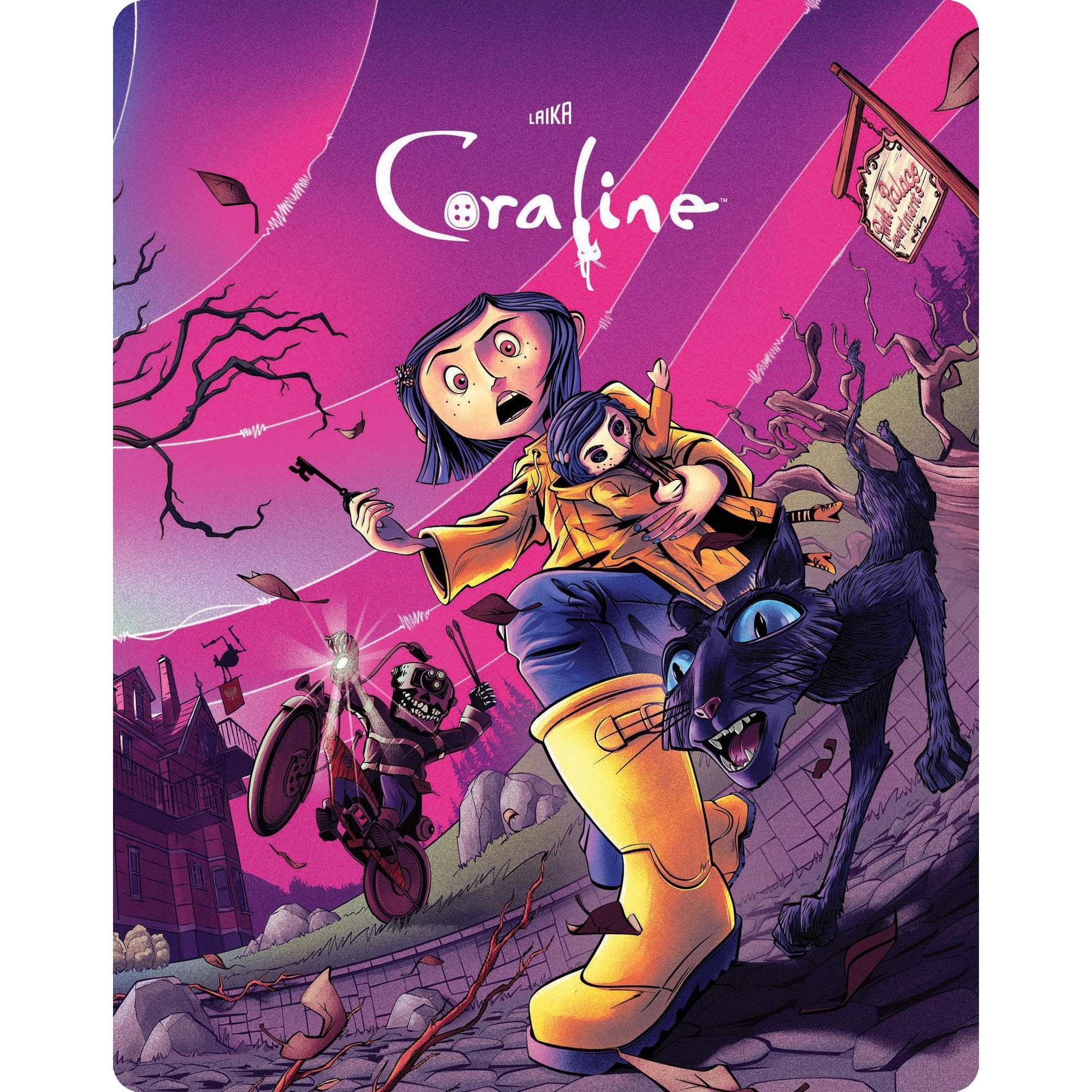 Coraline (Limited Edition Steelbook) (4K Ultra HD + Blu-ray)