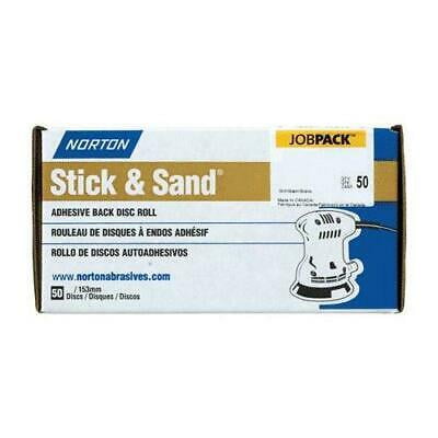 

1unit Norton 01644 Adhesive Back Sanding Disc 5-Hole 120 Grit 5