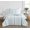 Blue/White, variant on Truly Soft Aiden Stripe 100% Microfiber Polyester 2 Piece Twin Quilt Set in Blue, All Season, Adult Size, OEKO-TEX Certified