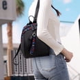 thumbnail image 1 of Fashion Letter Embroidery Waterproof Large Capacity Women Backpack School Bag, 1 of 10