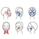 thumbnail image 2 of Remiendo de elevación facial Irfora 1 rollo de parche muscular para levantamiento Facial, adhesivo fuerte, buena extensibilidad, transpirable, no irritante, estiramiento físico Irfora Remiendo de elevación facial, 2 of 7