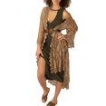 thumbnail image 4 of Sunloudy Vestido sin mangas para mujer con decoración hueca, ropa de verano de versión dividida de color sólido Sunloudy moda, 4 of 9