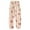 A-Pink, variant on Women's Comfy Pajama Lounge Pants Flannel Fleece Sleep Pants Winter Warm Pajama Bottoms Heart Print Elastic Waist Comfy Baggy Trousers with Cuff Beige M