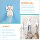 thumbnail image 5 of GOOHOCHY 9 ganchos de pared con forma de gato, creativos, para baño, decorativos, para toallas., 5 of 8