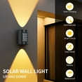 thumbnail image 6 of Solar Outdoor Lights-Intelligent Light Control Solar Powered Lights IP65 -Wall Security Lights For Fence Yard Garden Patio Front Door, Usupdd 2025 Solar Outdoor Lights-Intelligent Light Control, 6 of 7