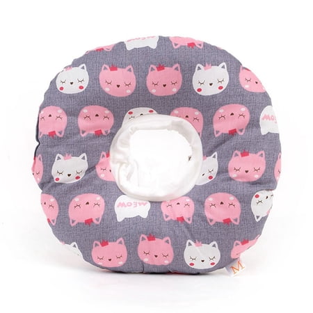 Soft Cotton Cute Elizabethan Headgear Accessories Pet Accessories Puppy Cats E-Collar Cat Recovery Collar Cat Collar cat cone S 9