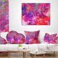 thumbnail image 4 of Designart Red Swirling Clouds - Abstract Throw Pillow - 18x18, 4 of 5