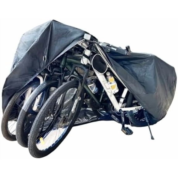 Bike Covers for 2 or 3 Bikes, [2024 Upgraded] 2XL Large Outdoor Waterproof Bicycle Covers with Lock Hole for Mountain Road Electric Bicycle Bikes$$Sport & Recreation Other
