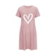 thumbnail image 4 of Camisón corto de poliéster para mujer, talla grande, estampado de San Valentín, cuello redondo, manga corta, 4 of 4