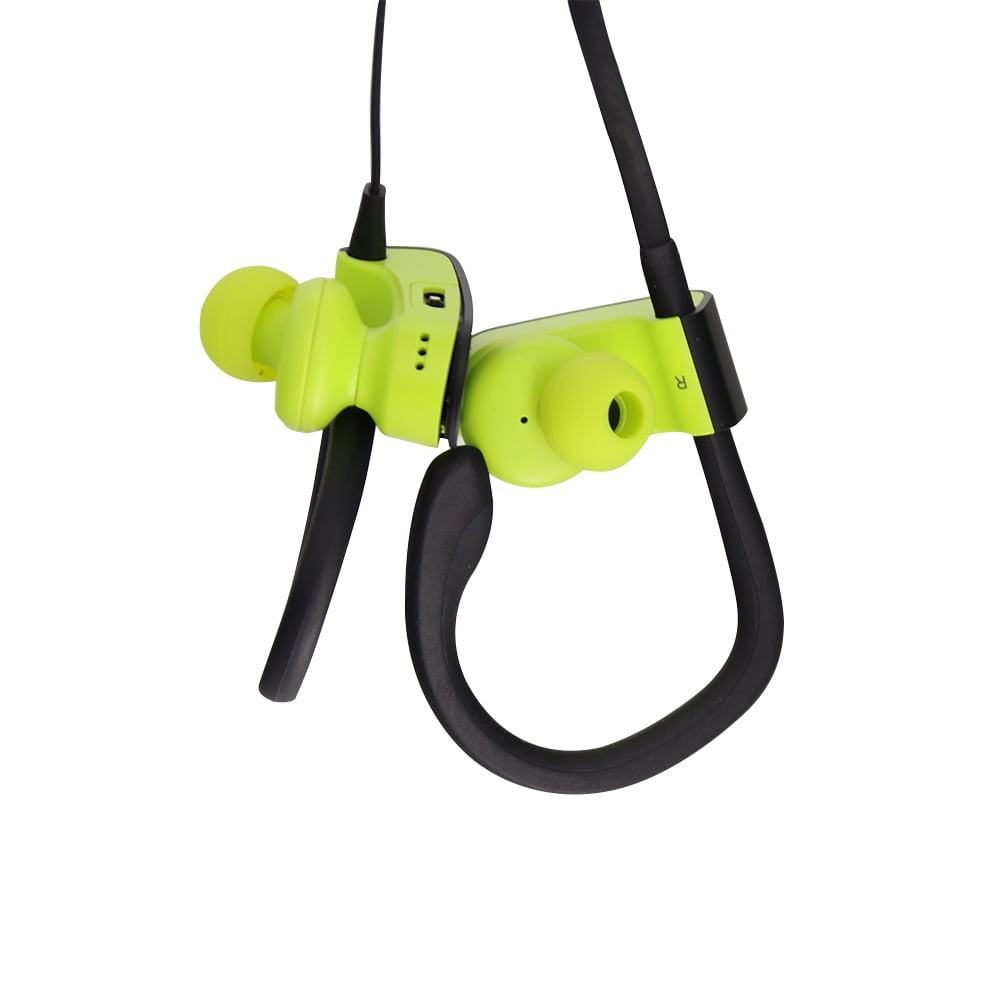 Restored Beats Powerbeats3 Wireless Earphones - Shock Yellow with Cable (Refurbished)