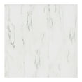 thumbnail image 3 of Lavish Home Round Coffee Table for Living Room, Faux Marble Top Center Table with Metal Crossbeam Base, White/Gold, 3 of 6