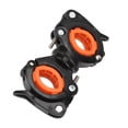 thumbnail image 4 of M Buder Soporte Universal para Bastón y Muleta Ajustable con Rotación 360 Grados Accesorio de ABS para Sillas de Ruedas y Andadores 24 cm / 9.4 in (Color Negro y Naranja), 4 of 9