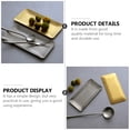 thumbnail image 2 of Quentinu Metal Storage Organizer Tray Vanity Tray Jewelry Storage Tray Towel Plate, 2 of 7