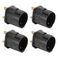 thumbnail image 4 of 2 Pin To 3 Pin Plug Adapter,  Protection EU To UK Plug  For Business And Travel Black, 4 of 8