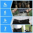 thumbnail image 7 of Mens belts, 2-pack woven golf casual belts, mens elastic band casual jeans gifts., 7 of 7
