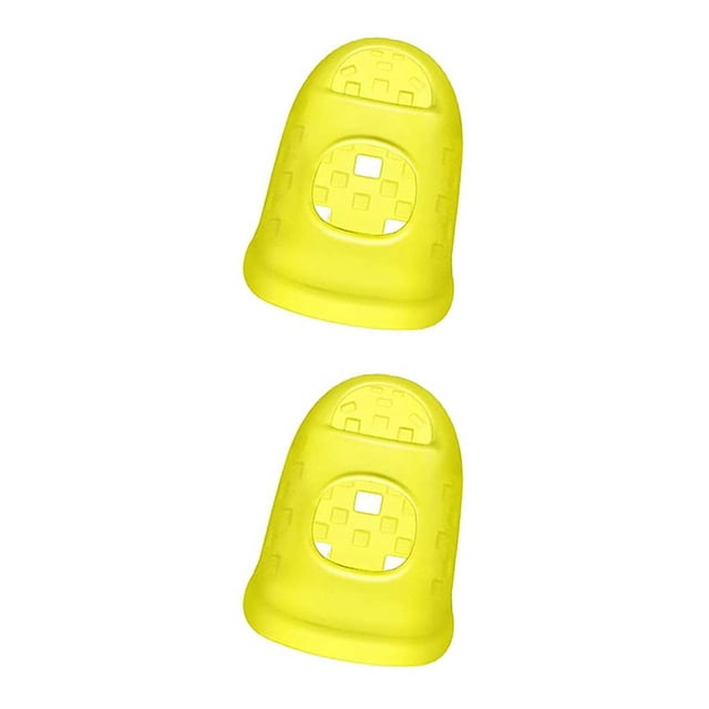 Sidaley Puntas de dedos de guitarra de silicona Protectores de dedos Ukulele resistente al desgaste Fingerstall Instrumentos musicales transparentes Type2 NO2