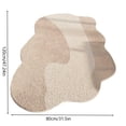 thumbnail image 2 of SIfdSeng Area Rugs Rug Cloud Shaped Rug Soft Washable Irregular Rug with Backing for Easy Care, 2 of 4