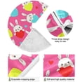 thumbnail image 2 of GZHJMY Easter Bunny Christmas Tree Skirt 48", Easter Tree Skirt Double Layers Polyester Easter Tree Skirt for Easter Holiday Party Decoration, 2 of 6