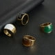 thumbnail image 5 of Anillo Decorativo Unisex Sonducket con Piedra negra tamaño 10 acero inoxidable, 5 of 6