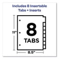 thumbnail image 5 of "Insertable Big Tab Dividers, 8-Tab, Letter | Bundle of 10 Sets", 5 of 7