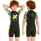 thumbnail image 5 of Niños con traje de baño Nadar Ropa de surf engrosada Ropa de surf Kid Traje mojado Desgaste de buceo con mangas cortas para piscina de playa con gris M Inevent OD003684-02, 5 of 7