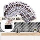 thumbnail image 3 of Premium Mosaic Tile Self Adhesive Stickers, Self Adhesive Wallpaper, 2D Oil Proof Waterproof PVC, 3 of 4