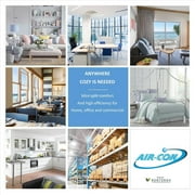 Air-Con Mini Split Air Conditioner Heat Pump Ductless 2 Zone 18000 24000 BTU 21 Seer