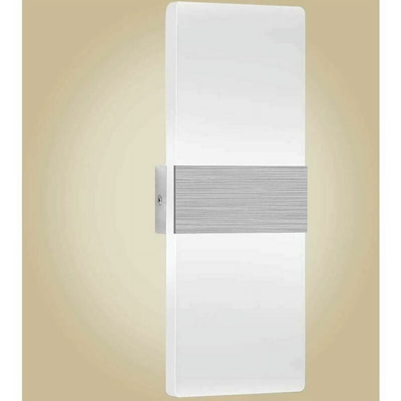 Dimmable LED Wall Lamp, Modern Design With Remote Control And Plug in Cord For Hallway Bedroom, Eye Caring, 2 Pack