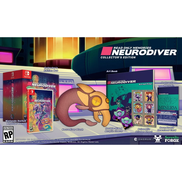 NINTENDO SWITCH READ ONLY MEMORIES NEURODIVER COLLECTOR'S EDITION