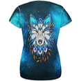 thumbnail image 2 of Totem Wolf is my Spirit Animal All Over Womens T Shirt Multi SM, 2 of 2