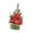 Red, variant on TISHITA Artificial Tabletop Christmas Tree Mini Xmas Tree Desk Christmas Tree Potted Plants for Party, Shelf, Indoor,Holiday,Birthday Golden