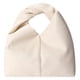 thumbnail image 1 of Bolso Plisado Mano Btafrte Cuero Suave Bolso Croissant Alta Gama blanco, 1 of 9