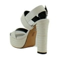 thumbnail image 3 of DKNY Yadira Women's Heels Egg Nog Size 6 M, 3 of 8