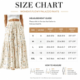 thumbnail image 5 of RDKTPXZ Women's Floral Palazzo Wide Leg Pants Elastic Waist, 1 Pack （S-XXL）, 5 of 5