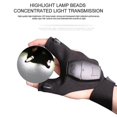 thumbnail image 1 of 1Pair Led Glow Gloves Finger Light Flashlight Outdoor Camping Lamp Usb Charged, 1 of 5