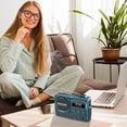 thumbnail image 4 of Pocket Radio FM USB C Charging 2000mAh Rechargeable Excellent Reception Clear Speaker And Headphone Jack LCD Screen FM Radio For Walk/Jogging/Gym Bluetooth/TF(NO AM), 4 of 4