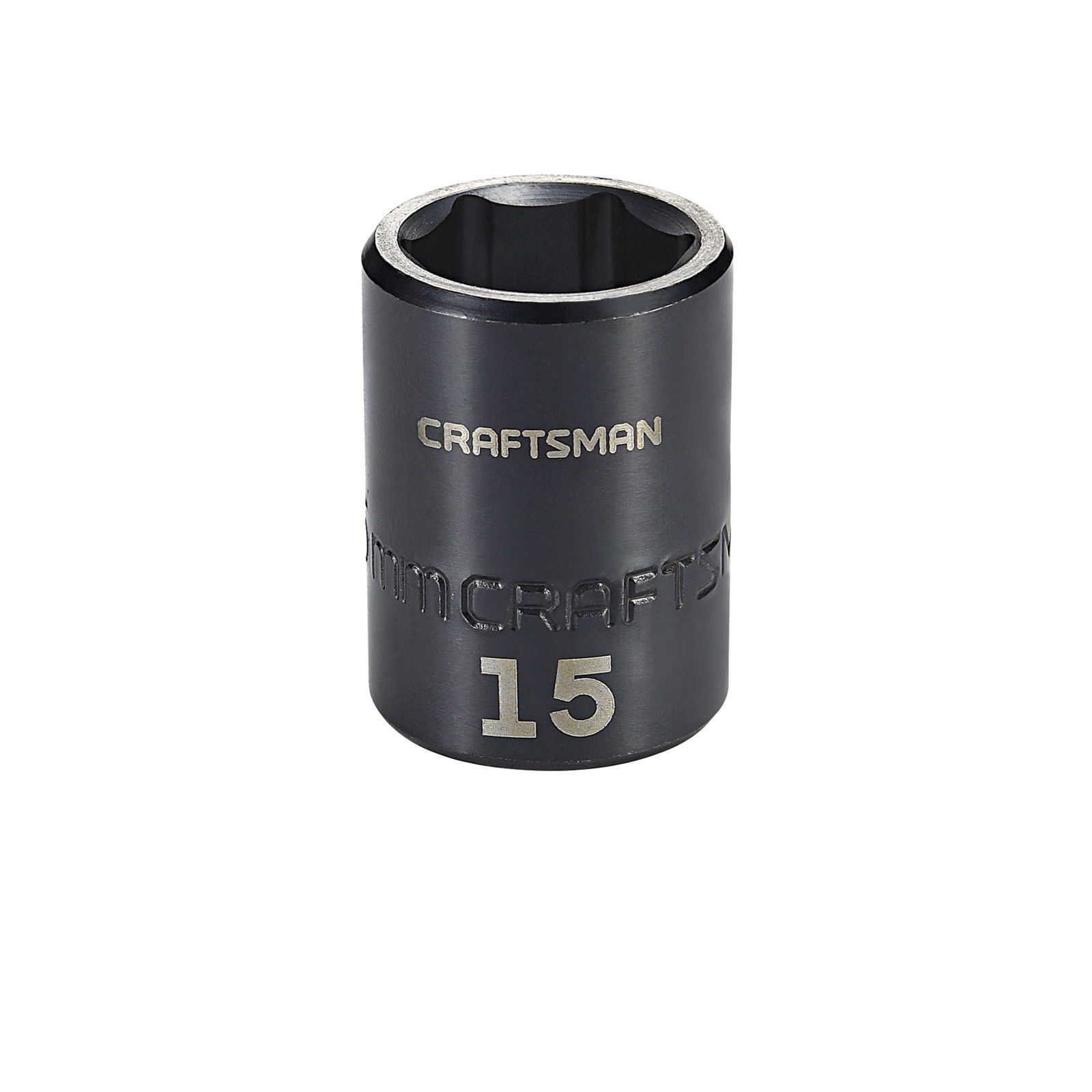 Craftsman Impact Socket 15 mm Easy Read 6 pt. STD Standard 3/8 in