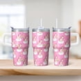 thumbnail image 2 of 20OZ Unicorn Lover Tumbler with Handle Insulated Travel Mug Thoughtful Presents for Women Unicorn Fans Great for Birthday Christmas and Art Class Sessions, 2 of 6