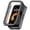 C*5X5CM, variant on Sporty Protective Case Featuring Ultra Bright AMOLED Screen | NFC NFC Compatible Fits For Apple Watch And Android | Perfect For Business Trips White Great For Calorie Tracking White