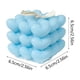 thumbnail image 3 of Vela aromática en forma de corazón | Decoración romántica de San Valentín con varios corazones | Adorno de cera ambiental de aromaterapia | Acento decorativo de mesa de larga duración | Blanco, 3 of 6