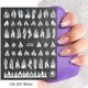 thumbnail image 1 of Cinta de rayas con diseño de uñas de oro rosa, rayas de líneas geométricas deslizantes 3d para uñas de gel, calcomanía adhesiva para manicura con incrustaciones -GS104, 1 of 4