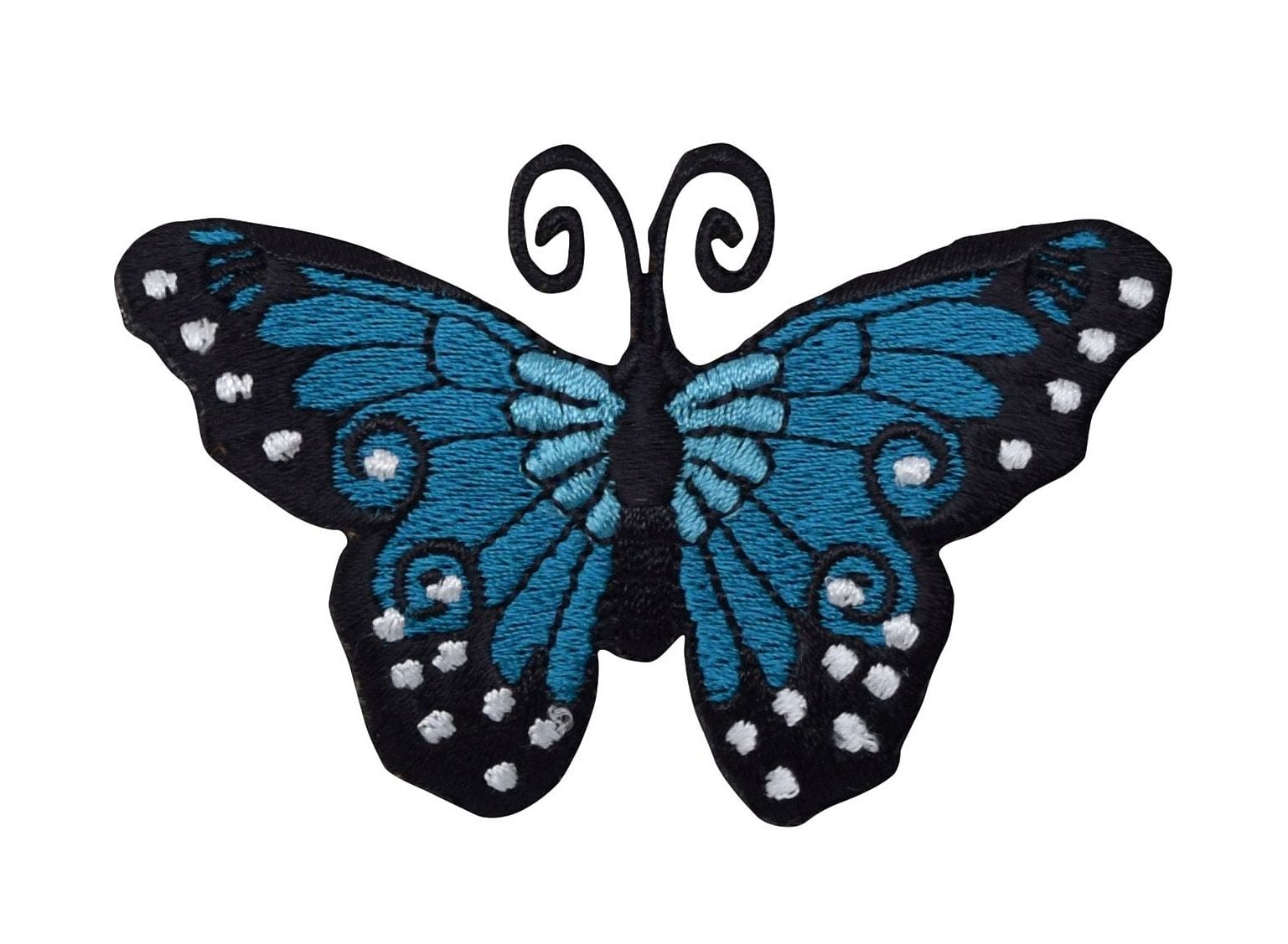 Black Butterfly Patch Iron On Patch Sew On Badge Patch Emboridary Patch 