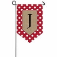 thumbnail image 4 of Evergreen Enterprises Polka Dot Welcome Monogram Garden Flag, 4 of 7